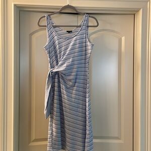 Talbots JACQUARD KNIT SIDE TIE DRESS